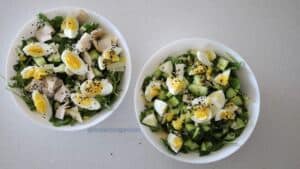 Low Calorie Salad-egg-vegetables-health-healthy-weight-loss